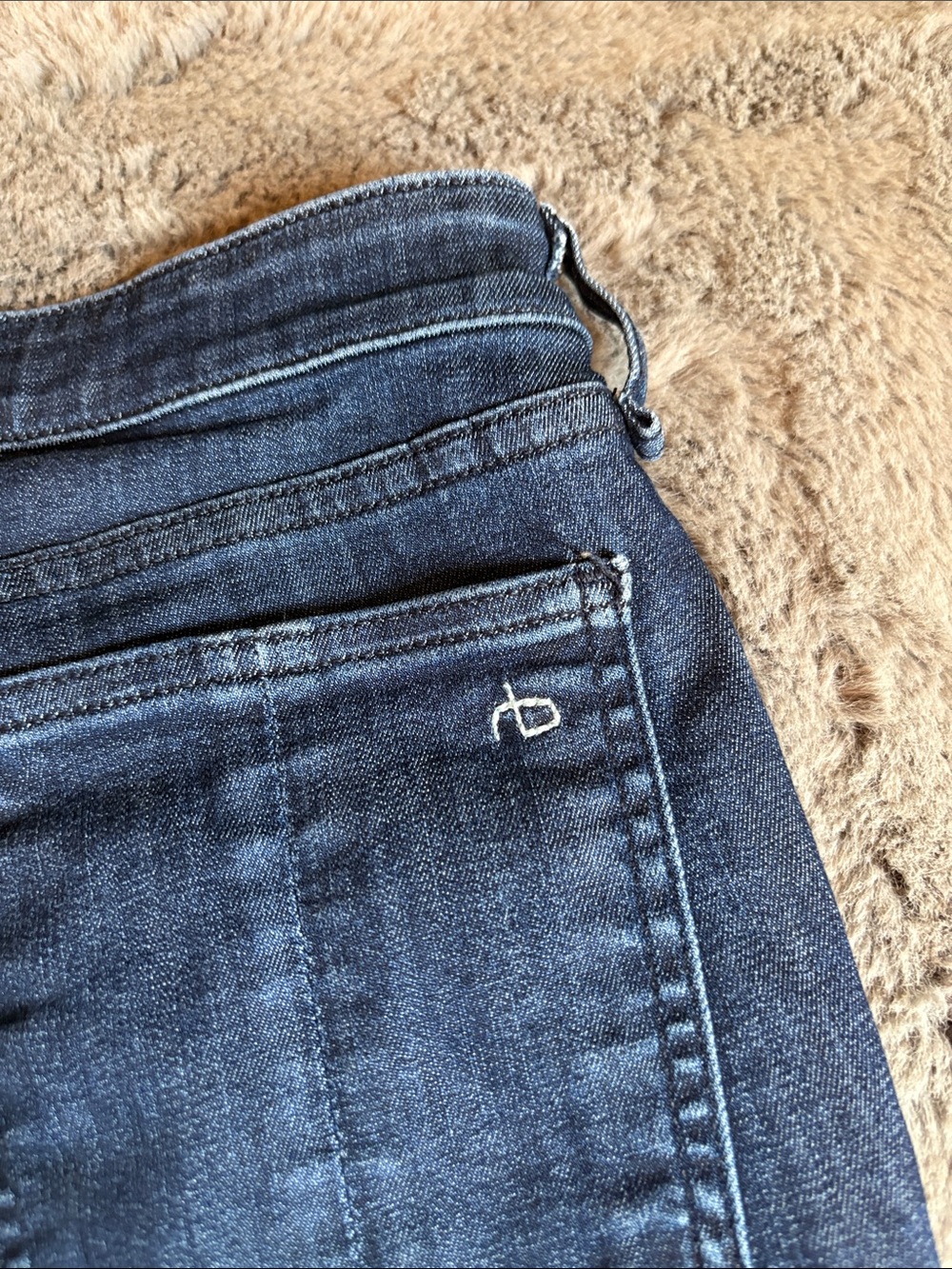 rag & bone Dark Indigo Skinny Jeans Size 26 - Picture 4 of 6